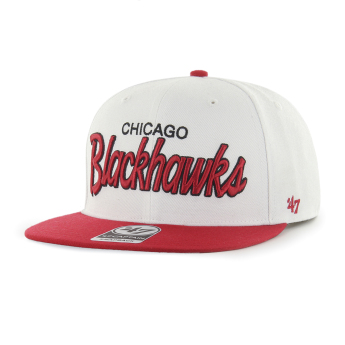 Chicago Blackhawks čiapka flat šiltovka Crosstown Script Two tone 47 CAPTAIN NHL WR