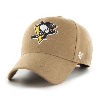 Pittsburgh Penguins čiapka baseballová šiltovka 47 MVP SNAPBACK NHL camel beige