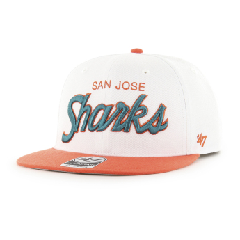 San Jose Sharks čiapka flat šiltovka Script Side Two Tone 47 CAPTAIN NHL WO