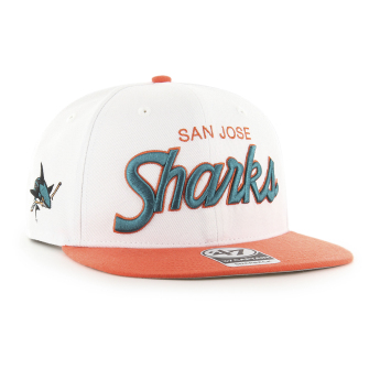 San Jose Sharks čiapka flat šiltovka Script Side Two Tone 47 CAPTAIN NHL WO