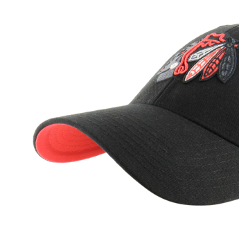 Chicago Blackhawks čiapka baseballová šiltovka Sure Shot Snapback 47 MVP NHL black