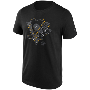 Pittsburgh Penguins pánske tričko Etch black