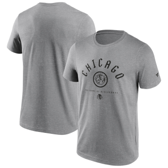 Chicago Blackhawks pánske tričko College Stamp grey