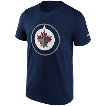 Winnipeg Jets pánske tričko Primary Logo Graphic navy