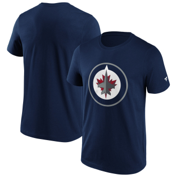 Winnipeg Jets pánske tričko Primary Logo Graphic navy