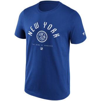 New York Rangers pánske tričko College Stamp blue
