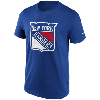 New York Rangers pánske tričko Primary Logo Graphic blue