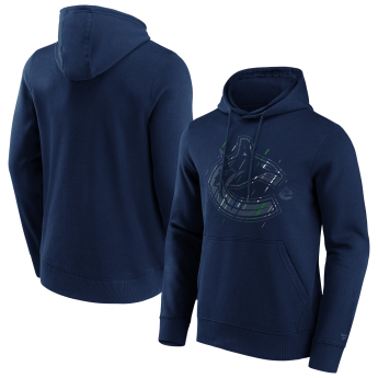 Vancouver Canucks pánska mikina s kapucňou Etch Hoodie navy