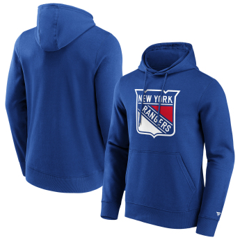 New York Rangers pánska mikina s kapucňou Primary Logo Graphic Hoodie blue