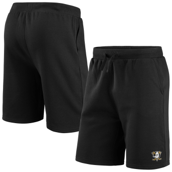 Anaheim Ducks pánske kraťasy Primary Logo Graphic Sweat Short black