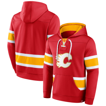 Calgary Flames pánska mikina s kapucňou Iconic NHL Exclusive Pullover Hoodie red