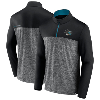 San Jose Sharks pánska mikina Iconic Defender 1/4 Zip