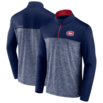 Montreal Canadiens pánska mikina Iconic Defender 1/4 Zip blue