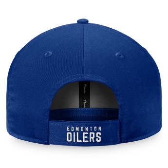 Edmonton Oilers čiapka baseballová šiltovka Core Structured Adjustable blue