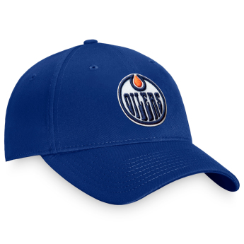 Edmonton Oilers čiapka baseballová šiltovka Core Structured Adjustable blue