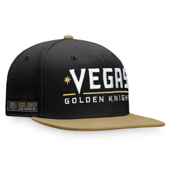 Vegas Golden Knights čiapka flat šiltovka Iconic Color Blocked Snapback BB