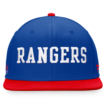 New York Rangers čiapka flat šiltovka Iconic Color Blocked Snapback BR