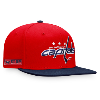 Washington Capitals čiapka flat šiltovka Iconic Color Blocked Snapback RB