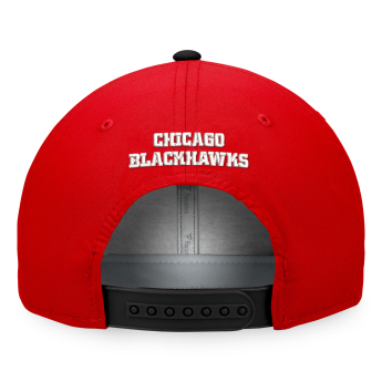 Chicago Blackhawks čiapka baseballová šiltovka Defender Structured Adjustable red