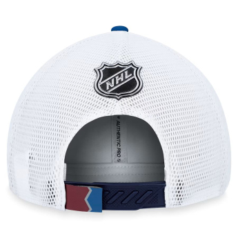 Colorado Avalanche čiapka baseballová šiltovka Draft 2023 Podium Trucker Adjustable Authentic Pro