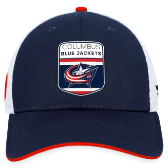 Columbus Blue Jackets čiapka baseballová šiltovka Draft 2023 Podium Trucker Adjustable Authentic Pro