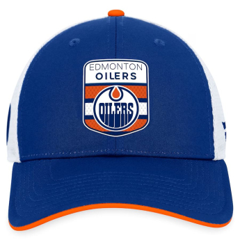 Edmonton Oilers čiapka baseballová šiltovka Draft 2023 Podium Trucker Adjustable Authentic Pro