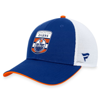 Edmonton Oilers čiapka baseballová šiltovka Draft 2023 Podium Trucker Adjustable Authentic Pro