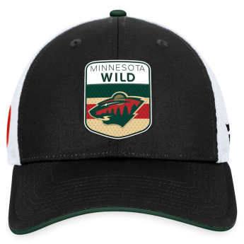 Minnesota Wild čiapka baseballová šiltovka Draft 2023 Podium Trucker Adjustable Authentic Pro