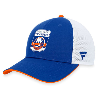 New York Islanders čiapka baseballová šiltovka Draft 2023 Podium Trucker Adjustable Authentic Pro