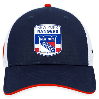 New York Rangers čiapka baseballová šiltovka Draft 2023 Podium Trucker Adjustable Authentic Pro