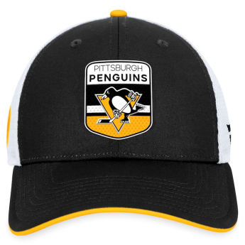 Pittsburgh Penguins čiapka baseballová šiltovka Draft 2023 Podium Trucker Adjustable Authentic Pro