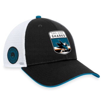 San Jose Sharks čiapka baseballová šiltovka Draft 2023 Podium Trucker Adjustable Authentic Pro