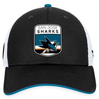 San Jose Sharks čiapka baseballová šiltovka Draft 2023 Podium Trucker Adjustable Authentic Pro