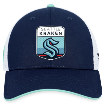 Seattle Kraken čiapka baseballová šiltovka Draft 2023 Podium Trucker Adjustable Authentic Pro