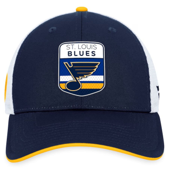 St. Louis Blues čiapka baseballová šiltovka Draft 2023 Podium Trucker Adjustable Authentic Pro