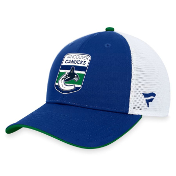 Vancouver Canucks čiapka baseballová šiltovka Draft 2023 Podium Trucker Adjustable Authentic Pro