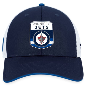 Winnipeg Jets čiapka baseballová šiltovka Draft 2023 Podium Trucker Adjustable Authentic Pro