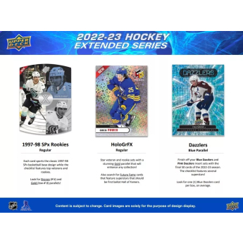 NHL boxy hokejové karty NHL 2022-23 Upper Deck Extended Series Hobby Box