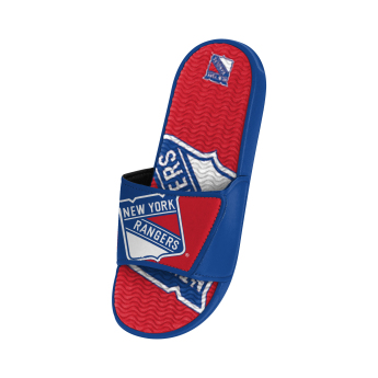 New York Rangers pánske šľapky Colorblock Slipper