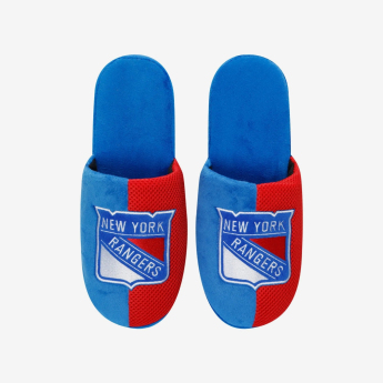 New York Rangers pánske šľapky Logo Staycation Slipper
