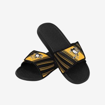 Pittsburgh Penguins pánske šľapky Legacy Velcro Sport Slide Slipper