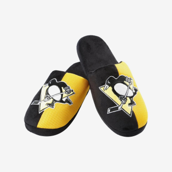 Pittsburgh Penguins pánske šľapky Logo Staycation Slipper