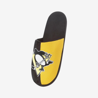 Pittsburgh Penguins pánske šľapky Logo Staycation Slipper