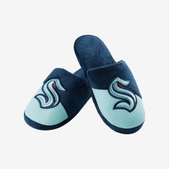 Seattle Kraken pánske šľapky Logo Staycation Slipper
