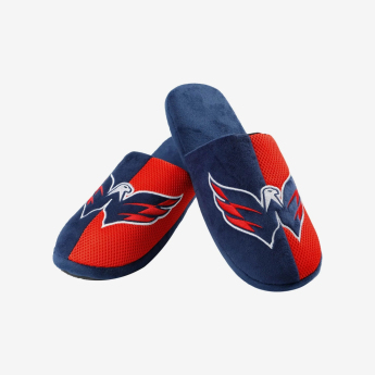 Washington Capitals pánske šľapky Logo Staycation Slipper