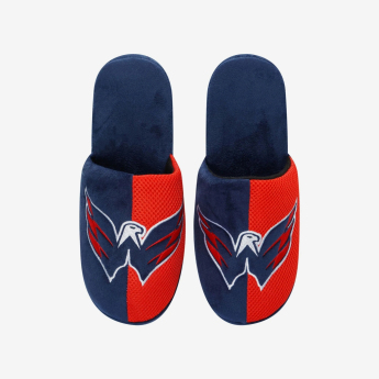 Washington Capitals pánske šľapky Logo Staycation Slipper