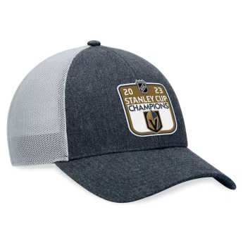 Vegas Golden Knights čiapka baseballová šiltovka 2023 Stanley Cup Champions Locker Room Adjustable Hat greyS
