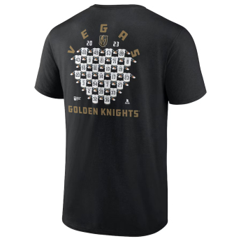 Vegas Golden Knights pánske tričko 2023 Stanley Cup Champions Jersey Roster