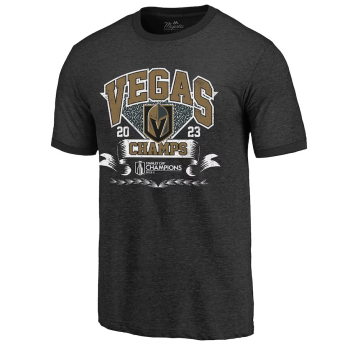 Vegas Golden Knights pánske tričko 2023 Stanley Cup Champions Ringer Tri-Blend