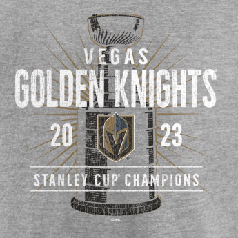 Vegas Golden Knights pánska mikina 2023 Stanley Cup Champions Shootout grey